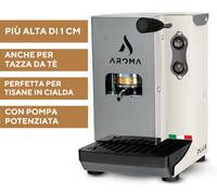 Aroma Plus Basic Macchina da Caffè Cialde 44mm Tortora