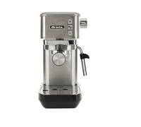 MACCHINA CAFFÉ ARIETE CAFFE ESPRESSO SLIM METAL, Compatibile con Macinato e Cialde, Pressione pompa 15 bar, Potenza 1300 W, Serbatoio acqua 1,1 l, Disattivazione automatica, METAL