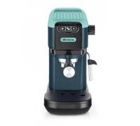 Ariete 1399 Macchina da caffè espresso Light Aquamarine, Per polvere e cialde ESE, 1300 W, Capacità 1,1L, 15 bar di pressione, Filtro 1, 2 tazze e cialda ESE, Cappuccino, Verde