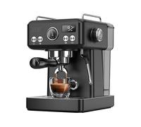 MACCHINA CAFFÈ AUTOMATICA HIBREW Macchina per caffè espresso H10A, 19 bar, con illuminazione e display, Pressione pompa 19 bar, Potenza 1100 W, Programmi DUE TAZZE CONTEMPORANEAMENTE, SISTEMA DI ACQUA
