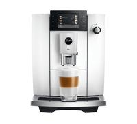 MACCHINA CAFFÈ AUTOMATICA JURA 15643 E6 Piano White (ED), Pressione pompa 15 bar, Potenza 1450 W, Programmi 17 specialità, Funzione 7 gradi di macinatura, Programma pulizia, Piano White