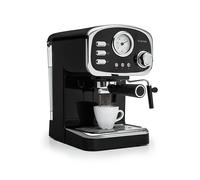 MACCHINA CAFFÈ AUTOMATICA KLARSTEIN Espressionata Gusto, Compatibile con caffè macinato, Pressione pompa 15 bar, Potenza 1100 W, Serbatoio acqua 1 l, Nero