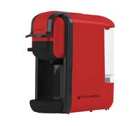 PYRAMIDEA Macchina per Caffè 3 in 1 Compatibile Nespresso Dolcegusto e Cialde Bevande Fredde da 0,6L Rosso