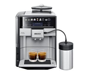 MACCHINA CAFFÈ AUTOMATICA SIEMENS EQ.6 plus, Pressione pompa 19 bar, Potenza 1500 W, Programmi Preparazione di caffè, Preparazione di caffè espresso, Preparazione di cappuccino, Preparazione caffè lat