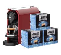 Macchina caffe' Bialetti Gioia Plus confezione 48 capsule incluse red rosso