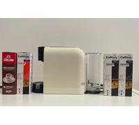 MACCHINA CAFFE' CAFFITALY VOLTA BIANCA PROMO 40 CAPSULE OMAGGIO ASTUCCI DA 10