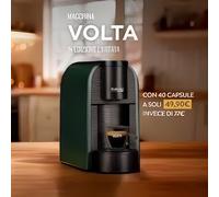 Macchina Caffè Caffitaly VOLTA S36 Colore Verde British introvabile