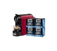 MACCHINA CAFFÈ CAPSULE BIALETTI 098150540/NP, Compatibile con Capsule Bialetti, Pressione pompa 20 bar, Potenza 1200 W, Serbatoio acqua 0,5 l, Disattivazione automatica, Nero, Rosso