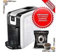 Macchina Caffè Capsule Cialde Lavazza Espresso Point Ep Mini + 50 caps BORBONE