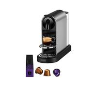 Nespresso De'Longhi CitiZ Platinum EN220.T, caffettiera a capsule, macchina da caffè a capsule monodose, 4 misure di tazza, 19 bar a pressione, 1260 W, Titan