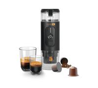 MACCHINA CAFFÈ CAPSULE HANDPRESSO E-Presso+ 21710, Pressione pompa 19 bar, Potenza 120 W, Serbatoio acqua 110 ml, Nero, Trasparente
