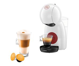 MACCHINA CAFFÈ CAPSULE KRUPS KP1A31 Nescafé Dolce Gusto Piccolo XS, Pressione pompa 15 bar, Potenza 1600 W, Serbatoio acqua 0,8 l, Disattivazione automatica, Bianco