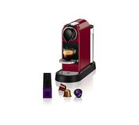 MACCHINA CAFFÈ CAPSULE KRUPS Nespresso CitiZ, Pressione pompa 19 bar, Potenza 1260 W, Serbatoio acqua 1 l, Disattivazione automatica, Nero, Rosso