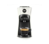 MACCHINA CAFFÈ CAPSULE LAVAZZA TINY ECO, Compatibile con Capsule Lavazza A Modo Mio, Pressione pompa 15 bar, Potenza 1450 W, Serbatoio acqua 0,6 l, Disattivazione automatica, BIANCO/NERO