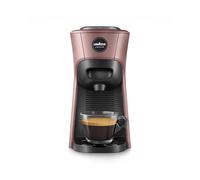 MACCHINA CAFFÈ CAPSULE LAVAZZA TINY ECO, Compatibile con Capsule Lavazza A Modo Mio, Pressione pompa 15 bar, Potenza 1450 W, Serbatoio acqua 0,6 l, Disattivazione automatica, ROSA/NERO