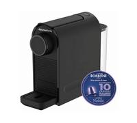 MACCHINA CAFFÈ CAPSULE MELCHIONI FAMILY CORPOSA NERO + 10 CAPS BORBONE, Compatibile con Capsule Nespresso, Pressione pompa 20 bar, Potenza 1400 W, Serbatoio acqua 0,5 l, Disattivazione automatica, Ner