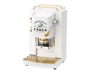 MACCHINA CAFFÈ CIALDE FABER PROWHITEBASOTT PRO DELUXE PURE, Pressione pompa 15 bar, Potenza 500 W, Serbatoio acqua 1,3 l, Bianco