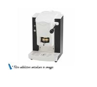 MACCHINA CAFFE CIALDE FABER SLOT PLAST BIANCA NERA + FILTRO ANTICALCARE OMAGGIO