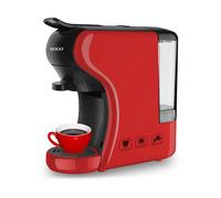 MACCHINA CAFFÈ CIALDE SOGO CAF-SS-5675-R, Compatibile con Capsule, cialde monodose E.S.E. e caffè macinato, Pressione pompa 19 bar, Potenza 1450 W, Serbatoio acqua 600 ml, Disattivazione automatica, N