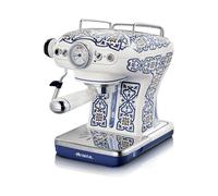 Ariete 1389 Macchina da caffè Capri, 850W, Capacità serbatoio 0,9L, Filtro ½ tazze, Vassoio raccogli goccia, Cappuccinatore