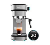 MACCHINA CAFFÈ ESPRESSO CECOTEC Cafelizzia 890 Grey, Compatibile con Caffè macinato, Pressione pompa 20 bar, Potenza 1350 W, Serbatoio acqua 1,2 l, Disattivazione automatica, Grigio