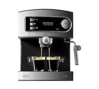 MACCHINA CAFFÈ ESPRESSO CECOTEC Cafetera Power Espresso 20, Compatibile con Caffè macinato, Pressione pompa 20 bar, Potenza 850 W, Serbatoio acqua 1,6 l, Argento