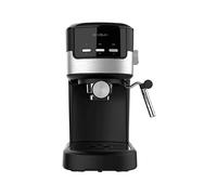 Cecotec Macchina da Caffè Espresso Compact Power Espresso 20 Pecan 1100 W, 20 bar, sistema Thermoblock, vaporizzatore orientabile, braccio portafiltri con doppia uscita e 2 filtri, 1,25 litri