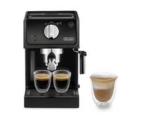 MACCHINA CAFFÈ ESPRESSO DELONGHI ECP 31.21, Compatibile con Caffè macinato, Pressione pompa 15 bar, Potenza 1100 W, Serbatoio acqua 1,1 l, Disattivazione automatica, Nero