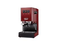 MACCHINA CAFFÈ ESPRESSO GAGGIA classic E24, Compatibile con Macinato e Cialde, Pressione pompa 15 bar, Potenza 1200 W, Serbatoio acqua 2,1 l, Disattivazione automatica, rossa