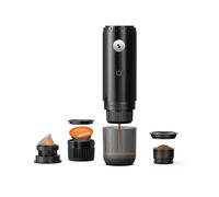 MACCHINA CAFFÈ ESPRESSO PORTATILE BEPER espresso, Compatibile con Caffè macinato, capsule Nespresso®, capsule Dolce Gusto®, Pressione pompa 19 bar, Potenza 80 W, Serbatoio acqua 80 ml, Nero