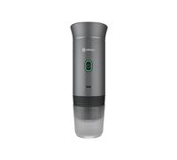 MACCHINA CAFFÈ ESPRESSO PORTATILE ORIGIAL ORICOFFEEGOG, Compatibile con caffè macinato, capsule piccole, capsule grandi, Pressione pompa 20 bar, Potenza 72 W, Serbatoio acqua 70 ml, Grigio, Trasparent