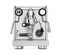 MACCHINA CAFFÈ ESPRESSO ROCKET ESPRESSO RE501A1W11, Compatibile con Caffè macinato, Pressione pompa 15 bar, Potenza 1000 W, Serbatoio acqua 2500 ml, Disattivazione automatica, Inox/Bianco