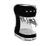 MACCHINA CAFFÈ ESPRESSO SMEG ECF02BLEU, Compatibile con Macinato e Cialde, Pressione pompa 15 bar, Potenza 1350 W, Serbatoio acqua 1,1 l, nera