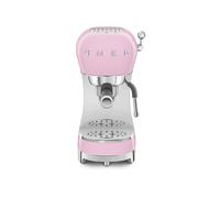 Smeg, Macchina da Caffè Espresso Manuale ECF02PKEU, Sistema Thermoblock e Lancia a Vapore, 4 Funzioni Espresso, Vassoio Removibile, Portafiltro, Serbatoio Acqua 1 L, Dimensioni Compatte, 1350W, Rosa