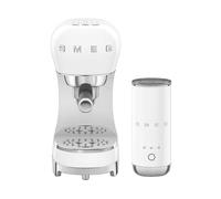 MACCHINA CAFFÈ ESPRESSO SMEG ECF12WHEU, Compatibile con Macinato, Pressione pompa 15 bar, Potenza 1350 W, Serbatoio acqua 1,1 l, Bianco