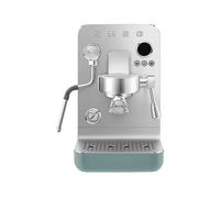 MACCHINA CAFFÈ ESPRESSO SMEG MiniPro EMC02EGMEU, Compatibile con Caffè macinato, Pressione pompa 15 bar, Potenza 1700 W, Serbatoio acqua 1,7 l, Disattivazione automatica, Verde, Acciaio inox