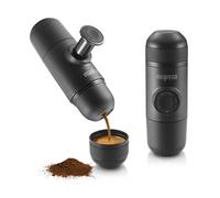Macchina caffè espresso WACACO Minipresso GR a Pressione Manuale, Compatibile con Caffè macinato, Pressione pompa 8 bar, Potenza 0 V, Serbatoio acqua 0,07 l, Nero