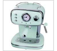 MACCHINA CAFFÈ KOOPER 3 FILTRI PRESSIONE 15BAR 1.2 LITRI VERDE ACQUAMARINA