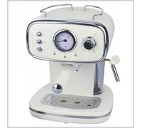 MACCHINA CAFFÈ KOOPER 3 FILTRI PRESSIONE 15BAR SERBATOIO 1.2 LITRI AVORIO