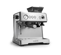 MACCHINA CAFFÈ MANUALE KLARSTEIN Kaprun, 1,2 l, Compatibile con Caffè in grani, caffè macinato, Pressione pompa 20 bar, Potenza 1350 W, Serbatoio acqua 1,2 l, Argento, Nero