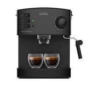 MACCHINA CAFFÈ MANUALE SOLAC Taste Classic M80, 1.6 l, Compatibile con Caffè macinato, capsule monodose, Pressione pompa 20 bar, Potenza 850 W, Serbatoio acqua 1,6 l, Disattivazione automatica, Nero, 