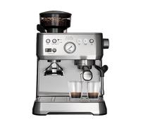 MACCHINA CAFFÈ MANUALE SOLIS Grind & Infuse Perfetta, 2.6 l, Compatibile con Chicchi di caffè, Pressione pompa 16 bar, Potenza 1640 W, Serbatoio acqua 2,6 l, Disattivazione automatica, SILVER