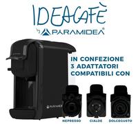 MACCHINA CAFFE' NERA 3 IN 1 NESPRESSO DOLCEGUSTO CIALDE 1450W 19 BAR PYRAMIDEA