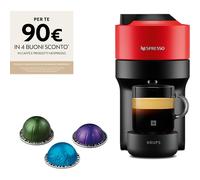 Macchina caffe Nespresso Krups Vertuo Pop XN9205K red rosso