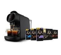 Macchina Caffè Philips L Oro Barista Sublime Capsule Doppio + 50 Capsule - Nero