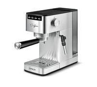 MACCHINA CAFFÉ POLTI Coffea P10S + 54 Cialde, Compatibile con Macinato e Pressione pompa 15 bar, Potenza 1450 W, Serbatoio acqua 1,3 l, Disattivazione automatica, Argento