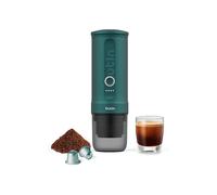 Macchina per caffè espresso elettrica portatile OutIn Nano, verde acqua