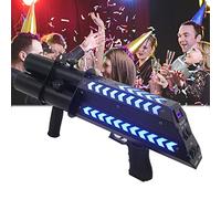 ANUU Macchina Cannone Elettrico per coriandoli Lanciatore di coriandoli Pistola Blaster per coriandoli Macchina per Effetti a LED a Effetto scenico Portatile Soffiatore di coriandoli per Natale,A