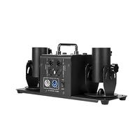 Macchina cannone lancia coriandoli professionale Double Head Wedding Confetti Blaster Stage Effect 2 Shot Confetti Machine Controllo DMX Wireless con sparatutto a 5 pin for la festa per la festa sul p