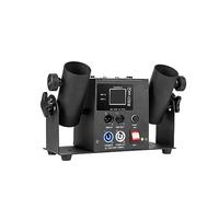 Macchina cannone lancia coriandoli professionale Double Shot Streamer Launcher Dmx Remote Control 2 Macchina for coriandoli a testa for effetti scenici di celebrazione della festa nuziale per la festa